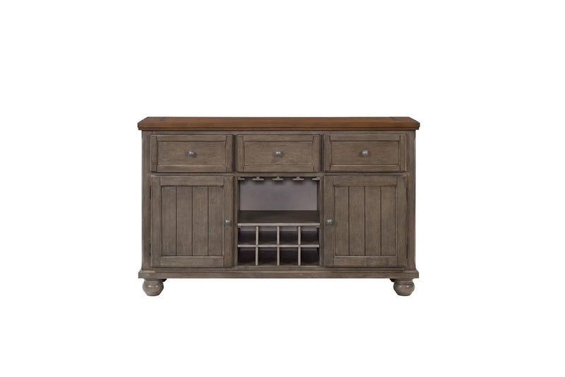 Rustic 2 Tone Sever With Powerpack - Gray by Unique Piece Furniture