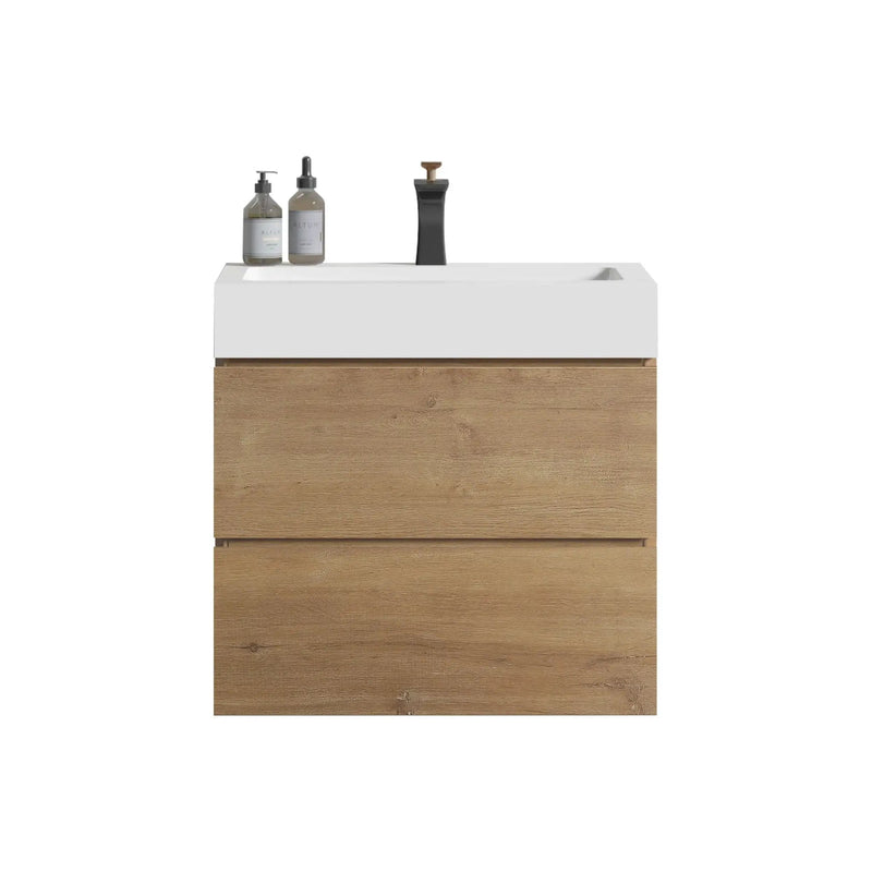Alice - Bathroom Vanity With Sink, Large Storage Wall Mounted Floating Bathroom Vanity For Modern Bathroom by Unique Piece Furniture