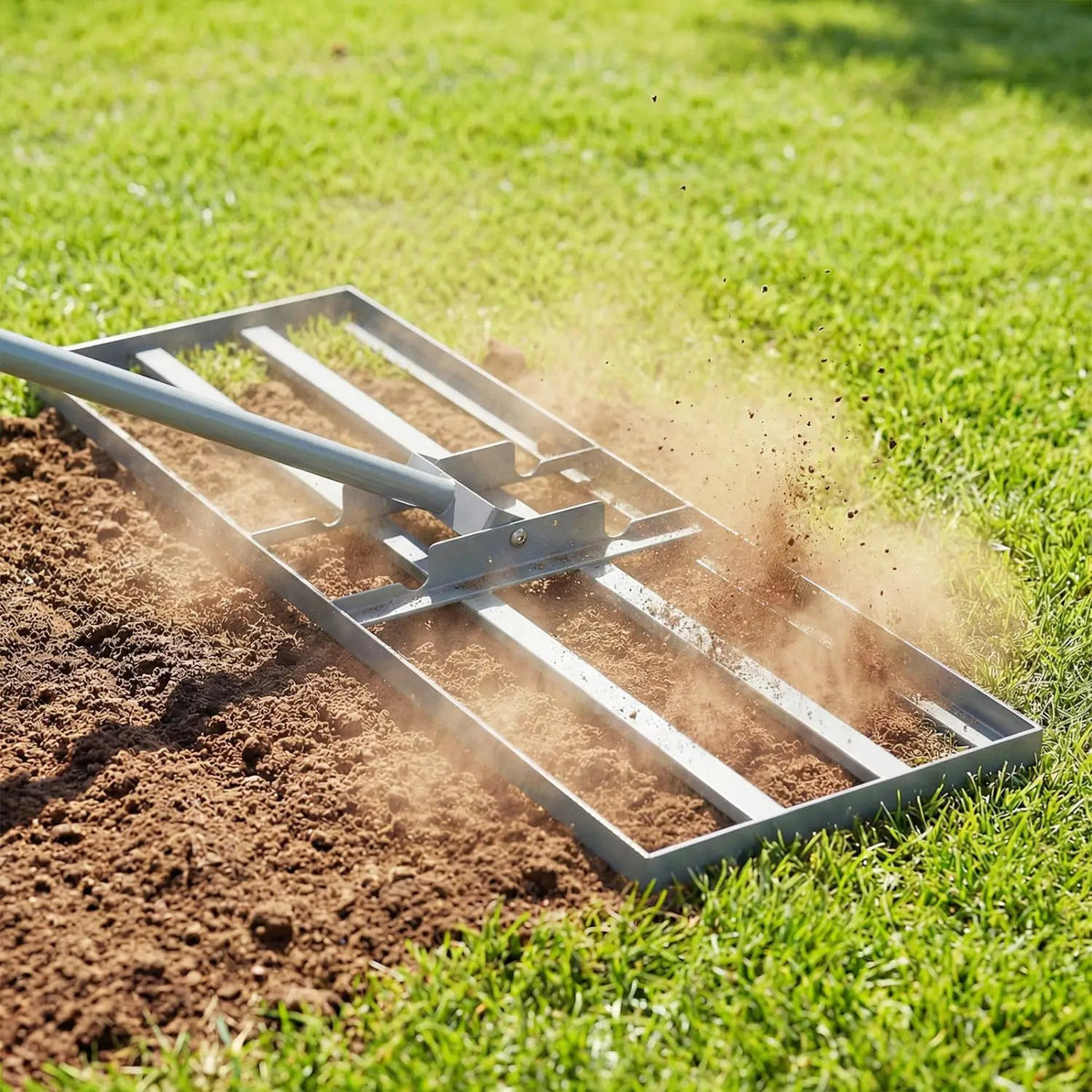 30 x 10 Inch Heavy Duty Lawn Level Tool with 69 Inch Handle, photo 11 of 24