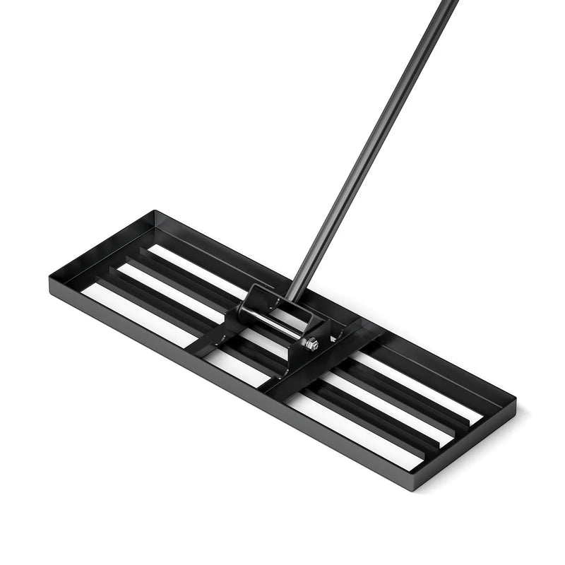 30 x 10 Inch Lawn Leveling Rake with Ergonomic Handle by DirectDeals