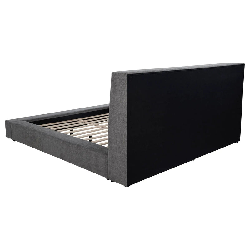Dreux Upholstered California King Panel Platform Bed Grey by Unique Piece Furniture