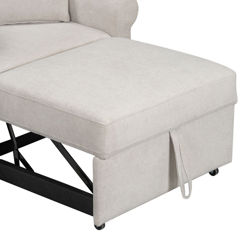 Convertible Sleeper Chair With Adjustable Backrest by HouseOfZazla