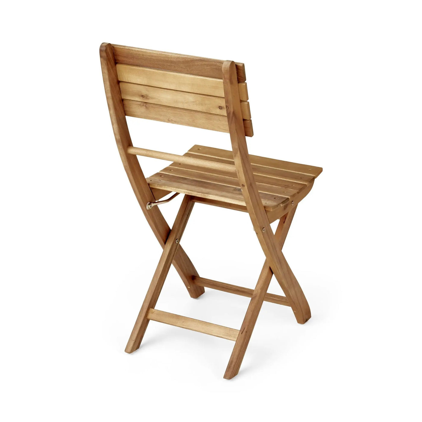 Outdoor Foldable Wood Dining Chair With Slat Design (Set of 2) by HouseOfZazla