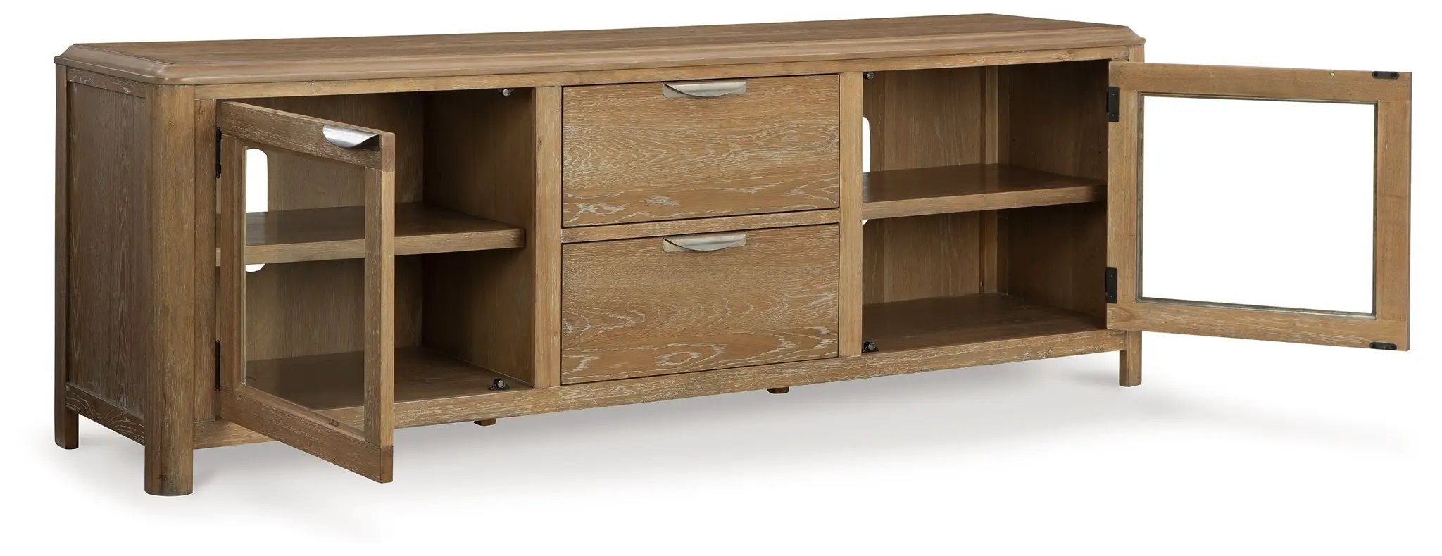 Rencott - Extra Large TV Stand - Light Brown by Unique Piece Furniture