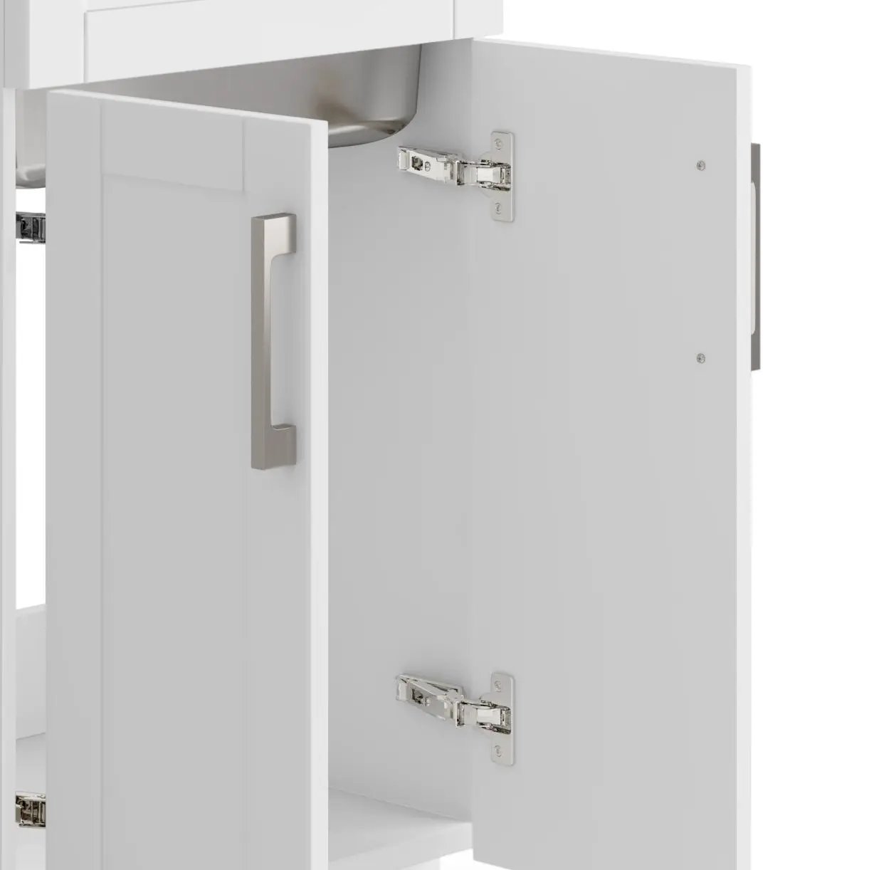 Hennessy - Deluxe Laundry Cabinet With Faucet And Stainless Steel Sink by HouseOfZazla