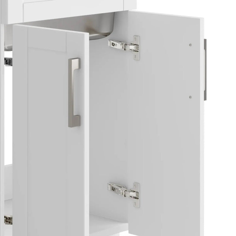 Hennessy - Deluxe Laundry Cabinet With Faucet And Stainless Steel Sink by HouseOfZazla