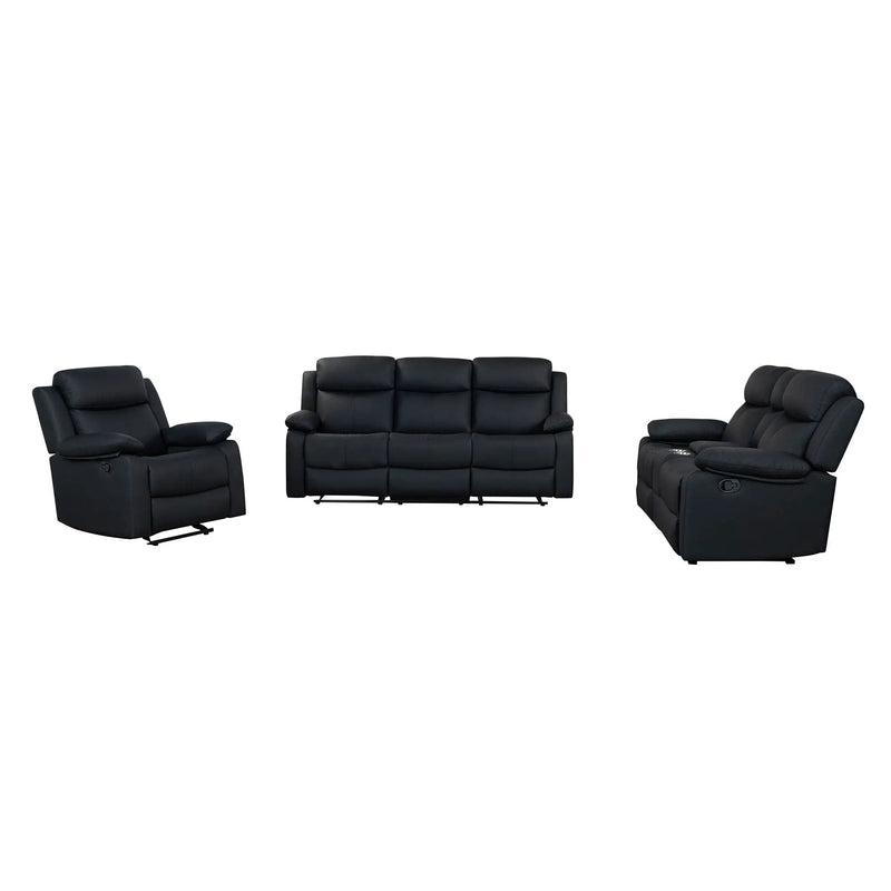 Blanche - Glider Recliner With LED, Pillow Top Arms by HouseOfZazla