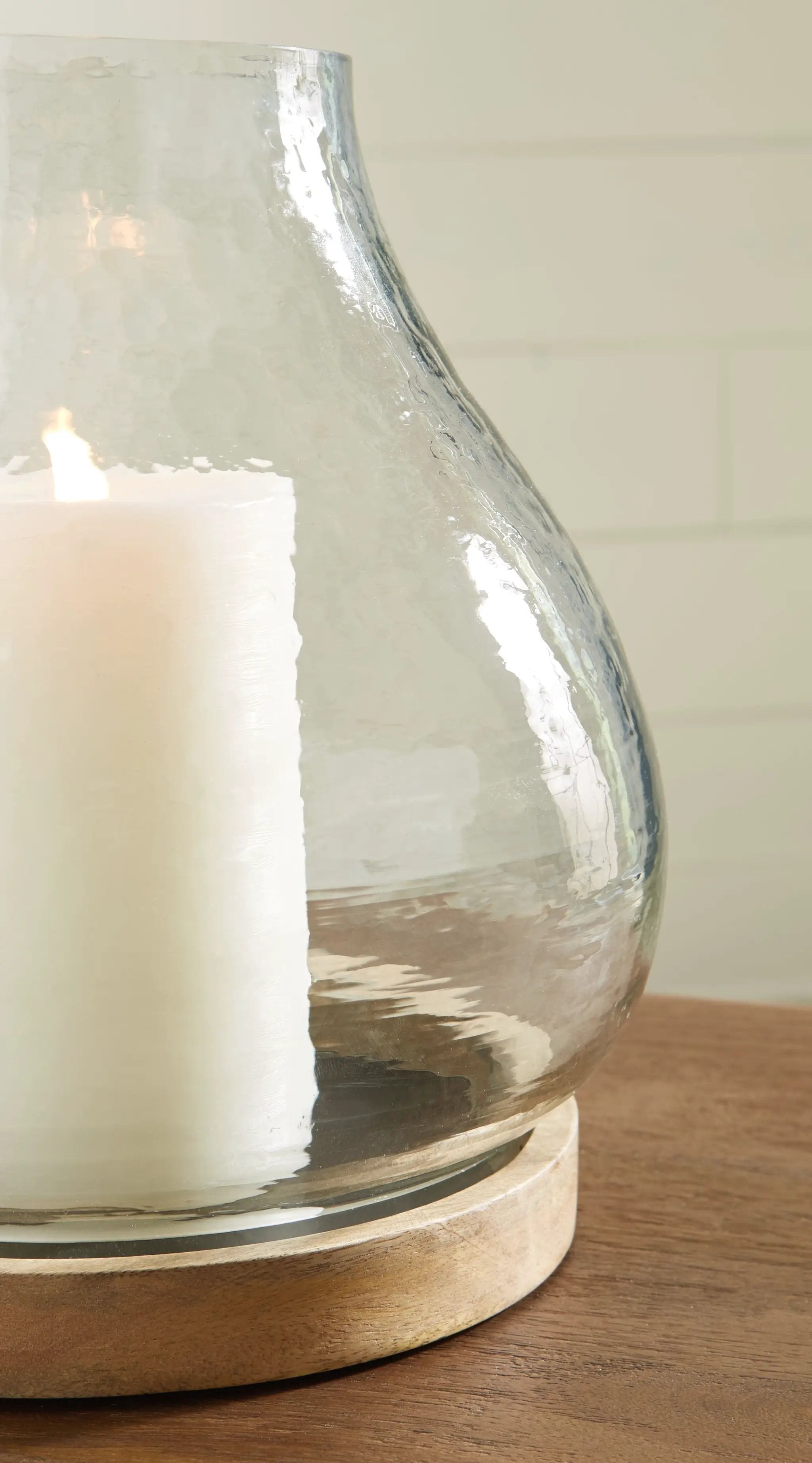 Adalisen - Candle Holder - Clear / Brown by Unique Piece Furniture
