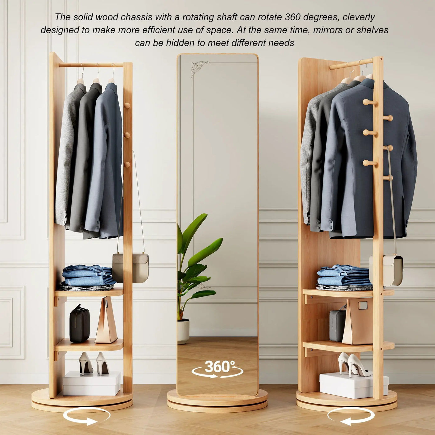 3 In 1 Multifunctional Full-Length Clothing Mirror by HouseOfZazla