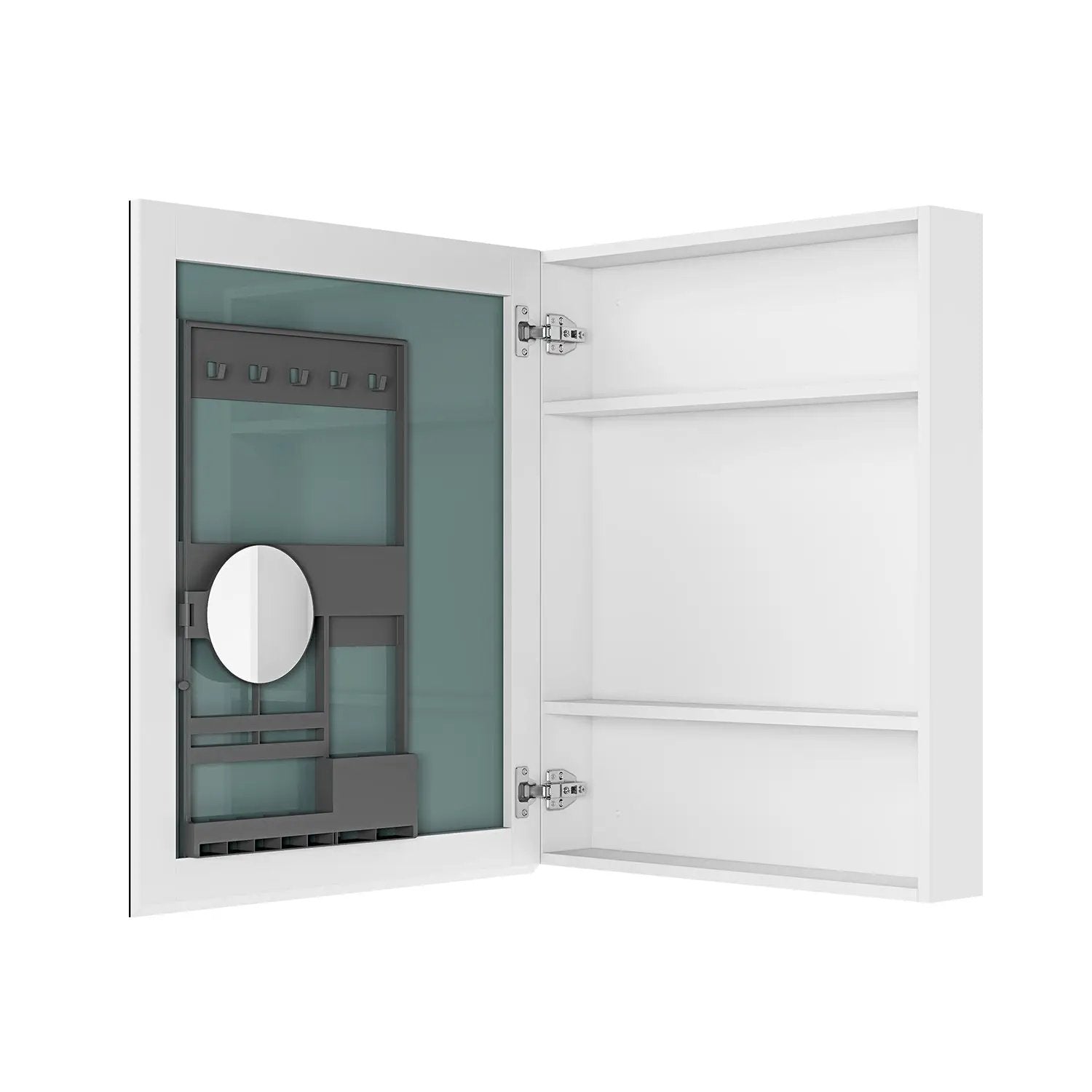 24'' W x 30'' H Surface Frameless Mirror Medicine Cabinet by HouseOfZazla