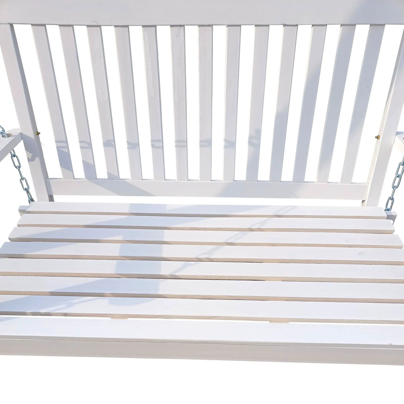 Front Porch Swing With Armrests For Outdoor Patio, Garden Yard, Backyard Or Sunroom by Unique Piece Furniture