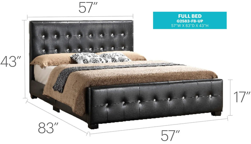 Stylish Transitional Bed by Unique Piece Furniture