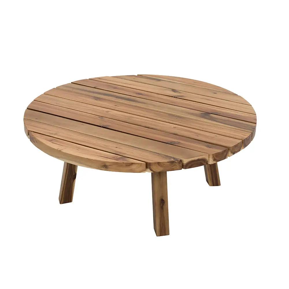 Round Table, Durable Solid Wood by HouseOfZazla