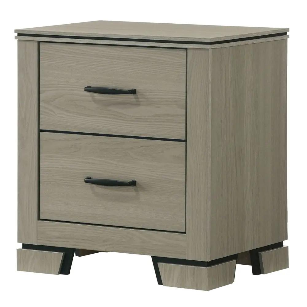 Joanna - Nightstand - Weathered Gray by Unique Piece Furniture