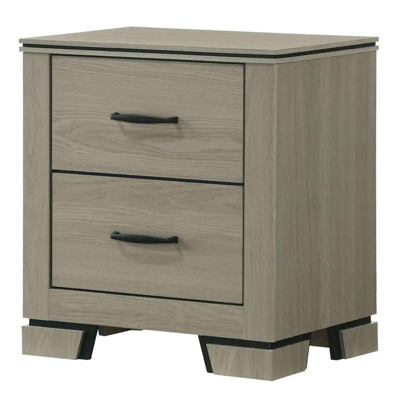 Joanna - Nightstand - Weathered Gray by Unique Piece Furniture