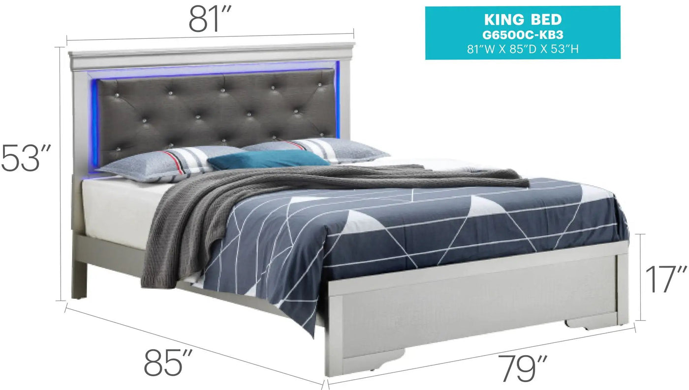 LED Elegant Bed by HouseOfZazla