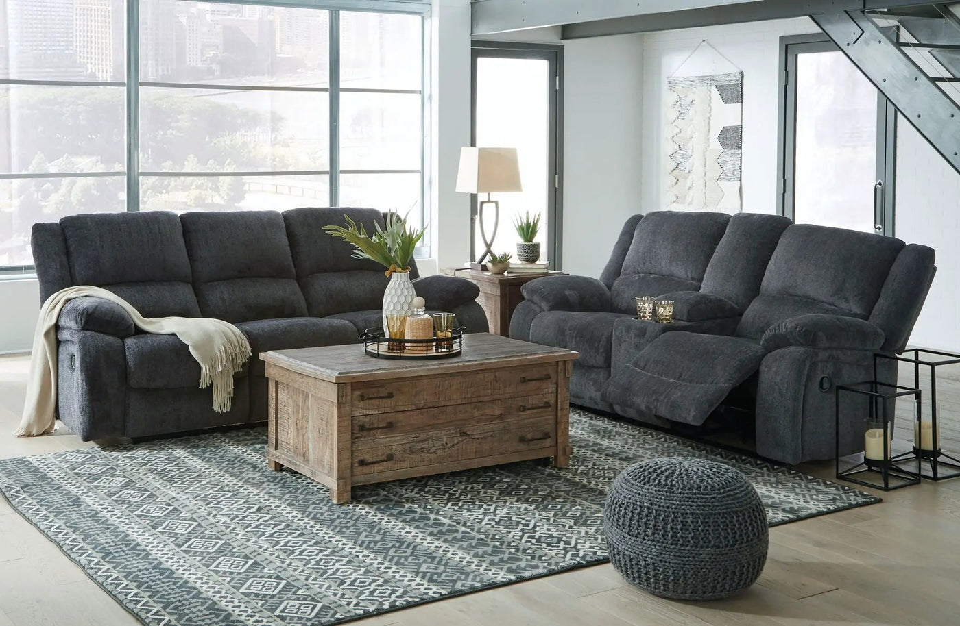 Draycoll - Reclining Living Room Set by Unique Piece Furniture