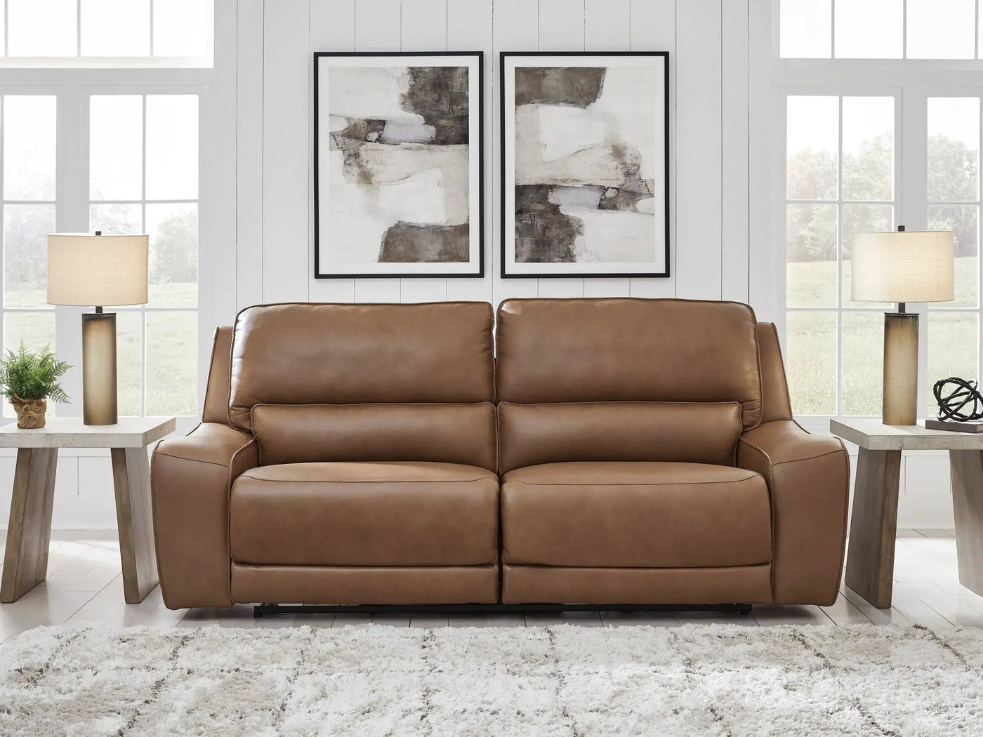 DeepWakes - 2 Seat Power Reclining Sofa With Adjustable Headrest by Unique Piece Furniture