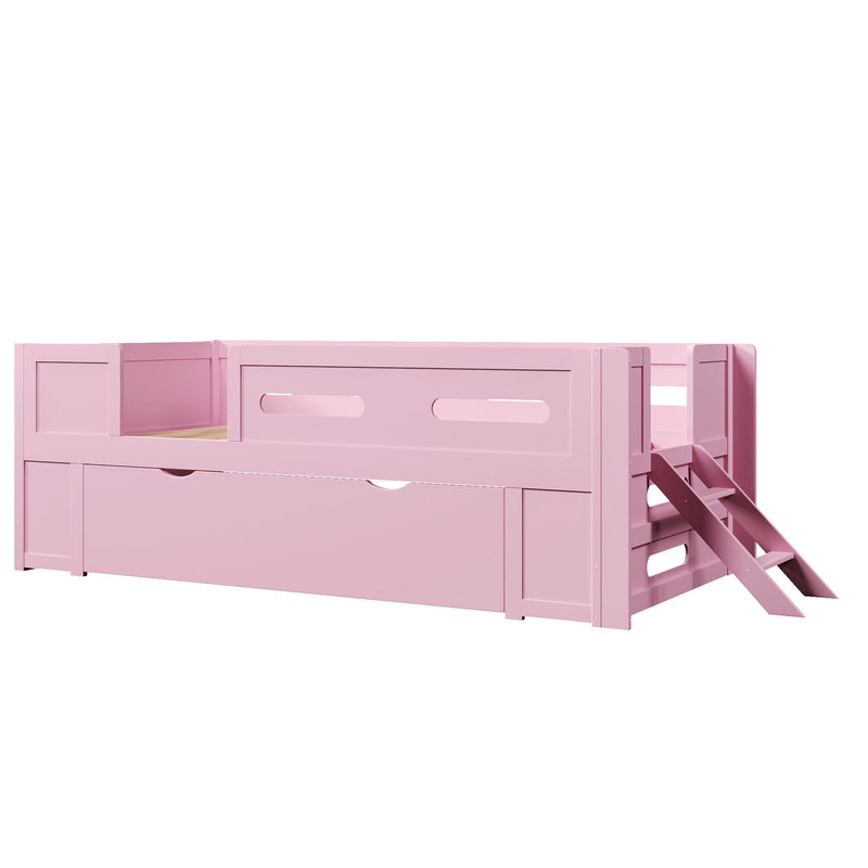 Platform Bed With Guardrail And Drawer by HouseOfZazla