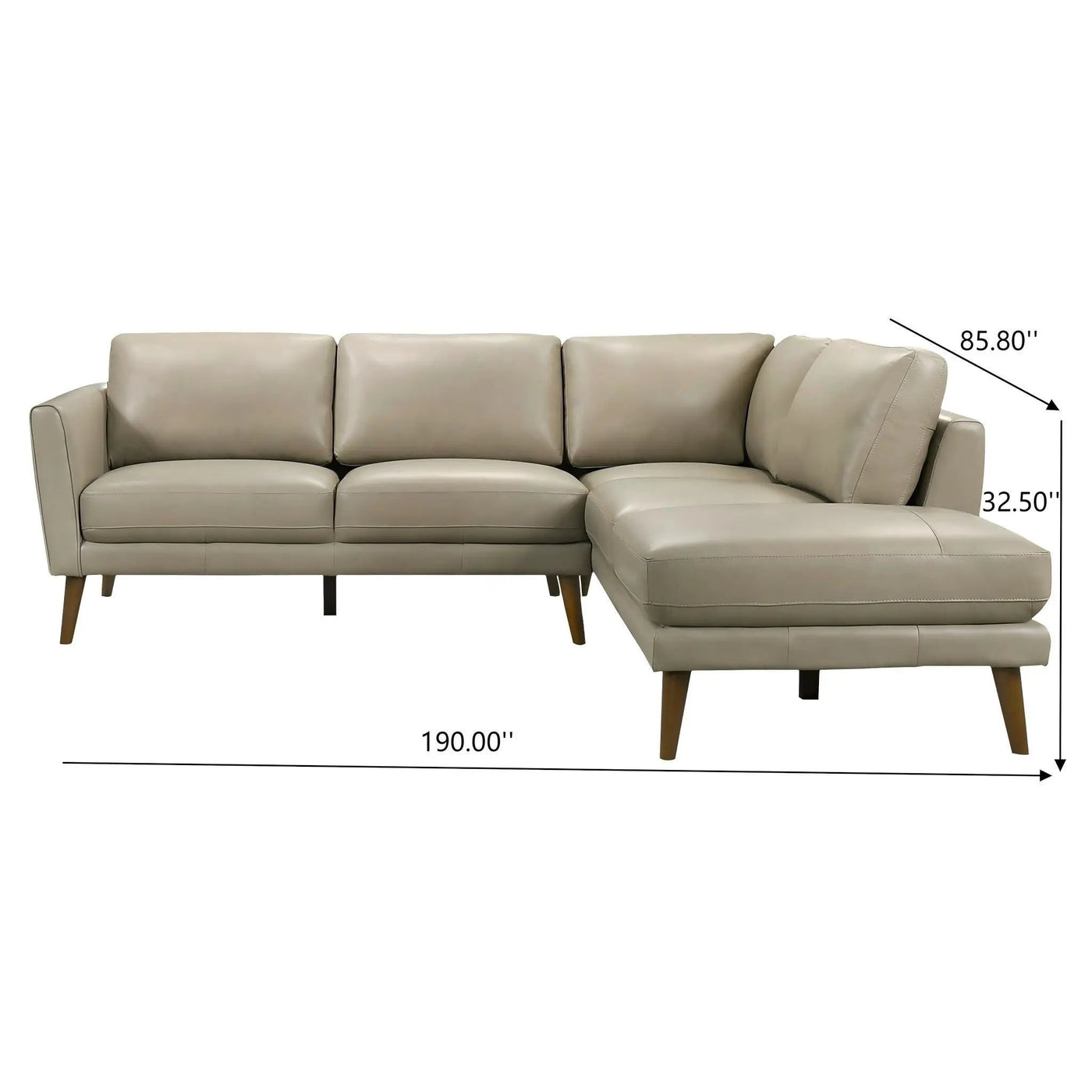 Benson - Sectional Sofa With Chaise by Unique Piece Furniture