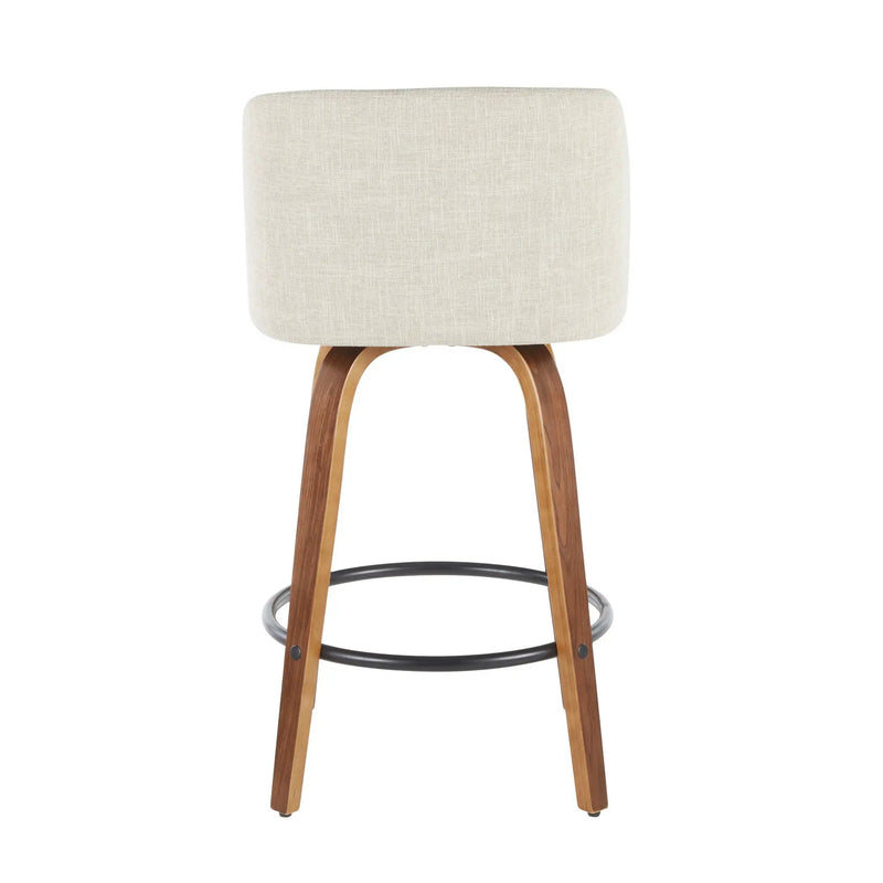 Toriano - Mid-Century Modern Counter Stool (Set of 2) by Unique Piece Furniture