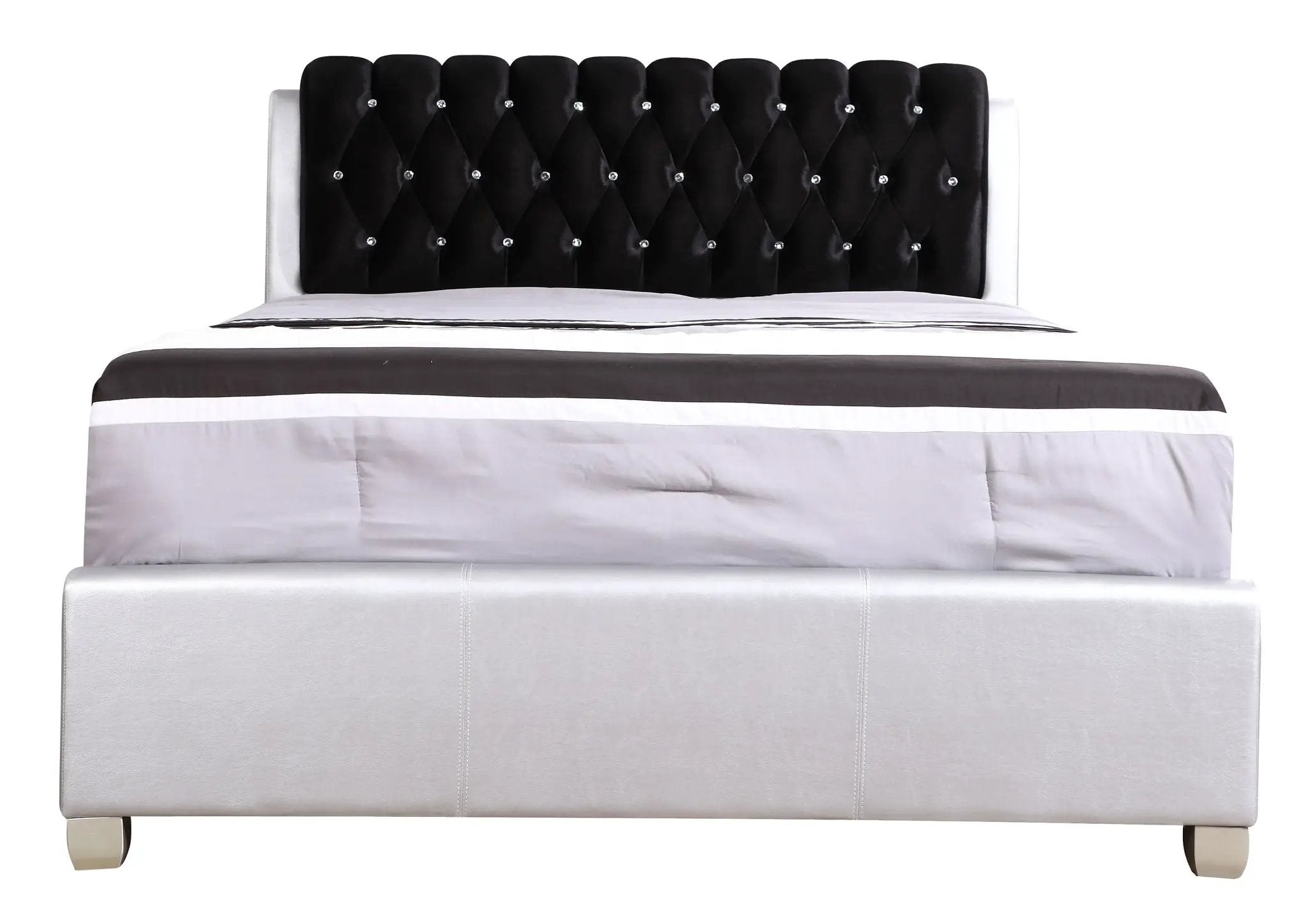 Tufted Upholstered Bed by Unique Piece Furniture