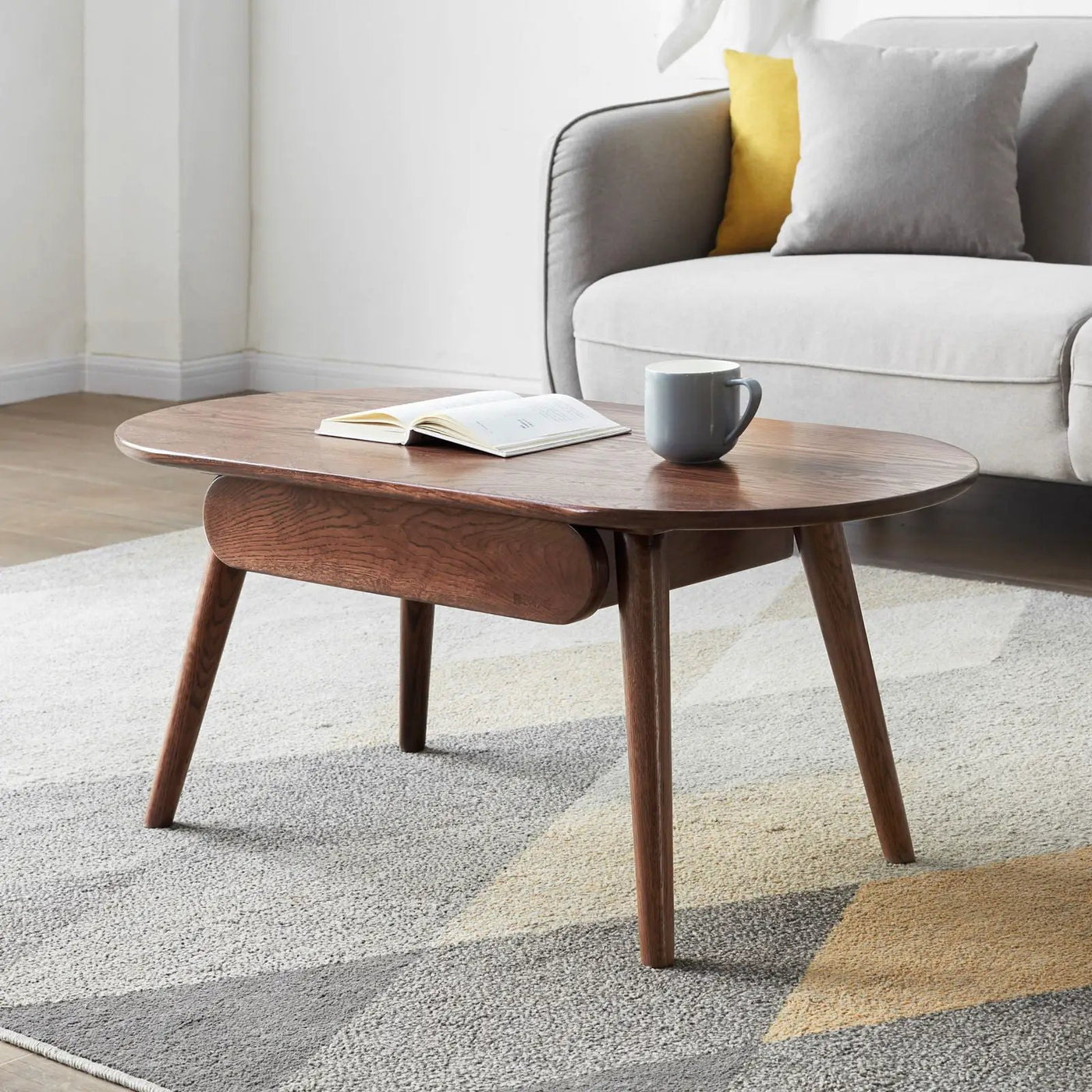 Capsule Centre Low Table With Drawers Coffee Table by Unique Piece Furniture