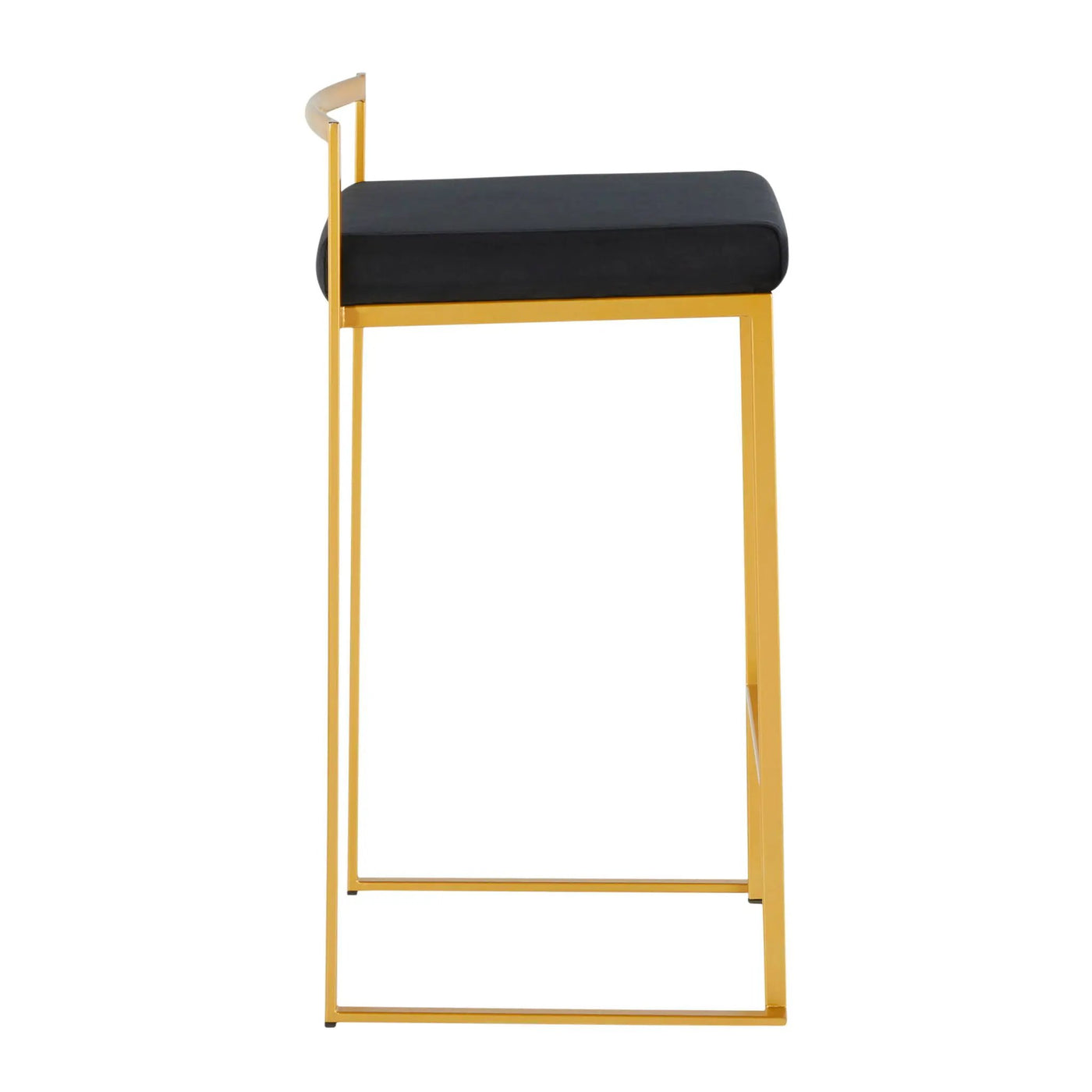 Fuji - Contemporary / Glam Design Counter Stool (Set of 2) by HouseOfZazla
