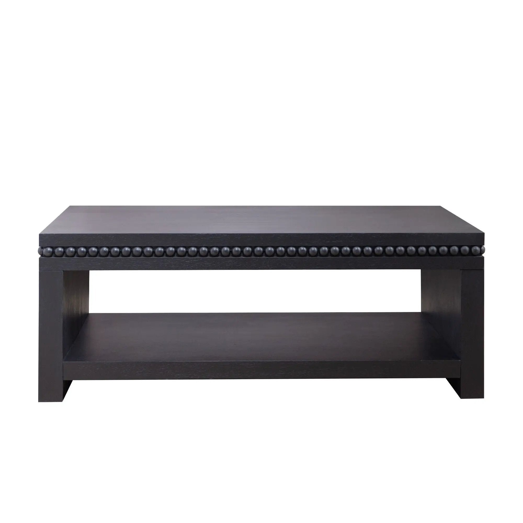 Modern Coffee Table With Beaded Trim by Unique Piece Furniture