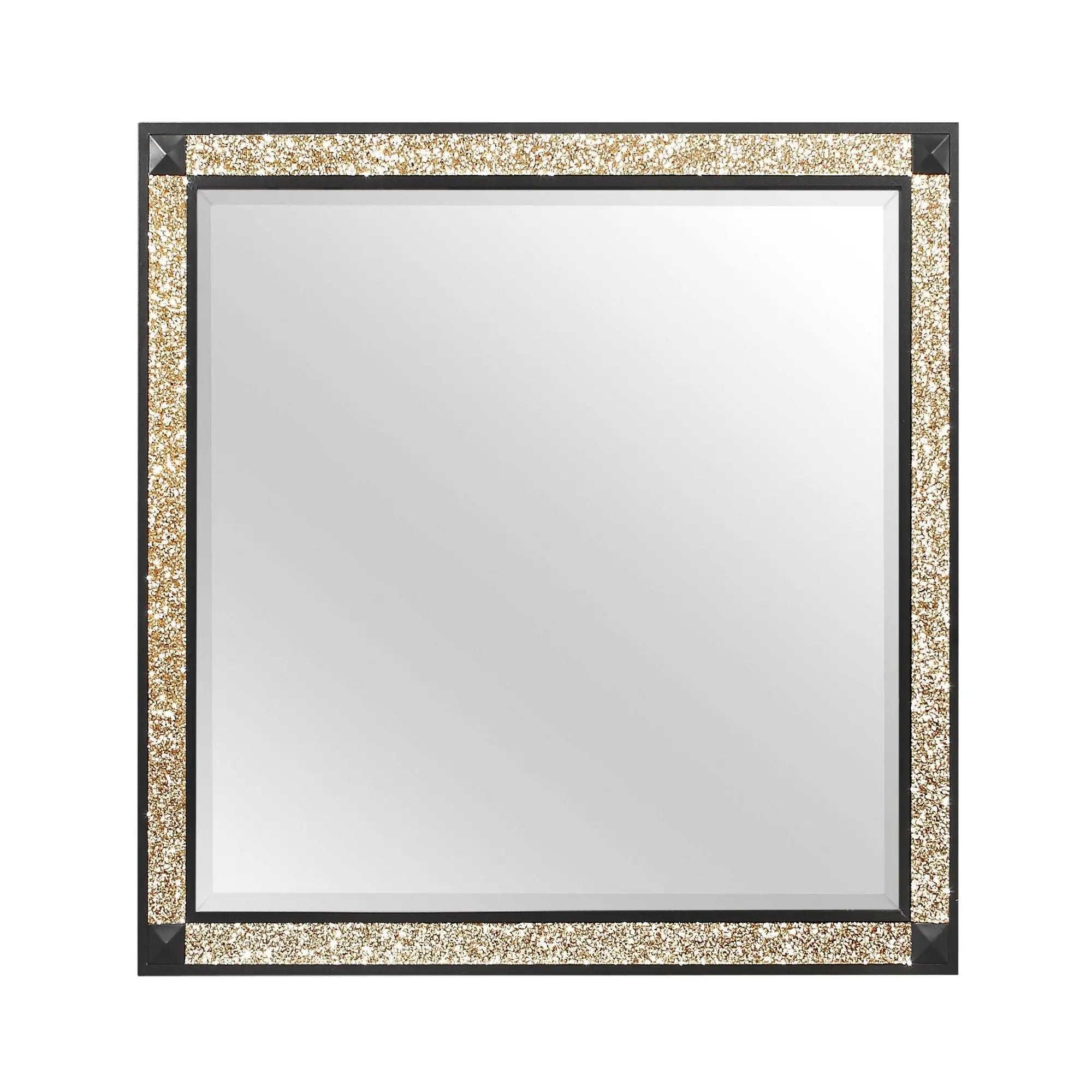 Lively - Mirror With Glitter Detail - Black by Unique Piece Furniture