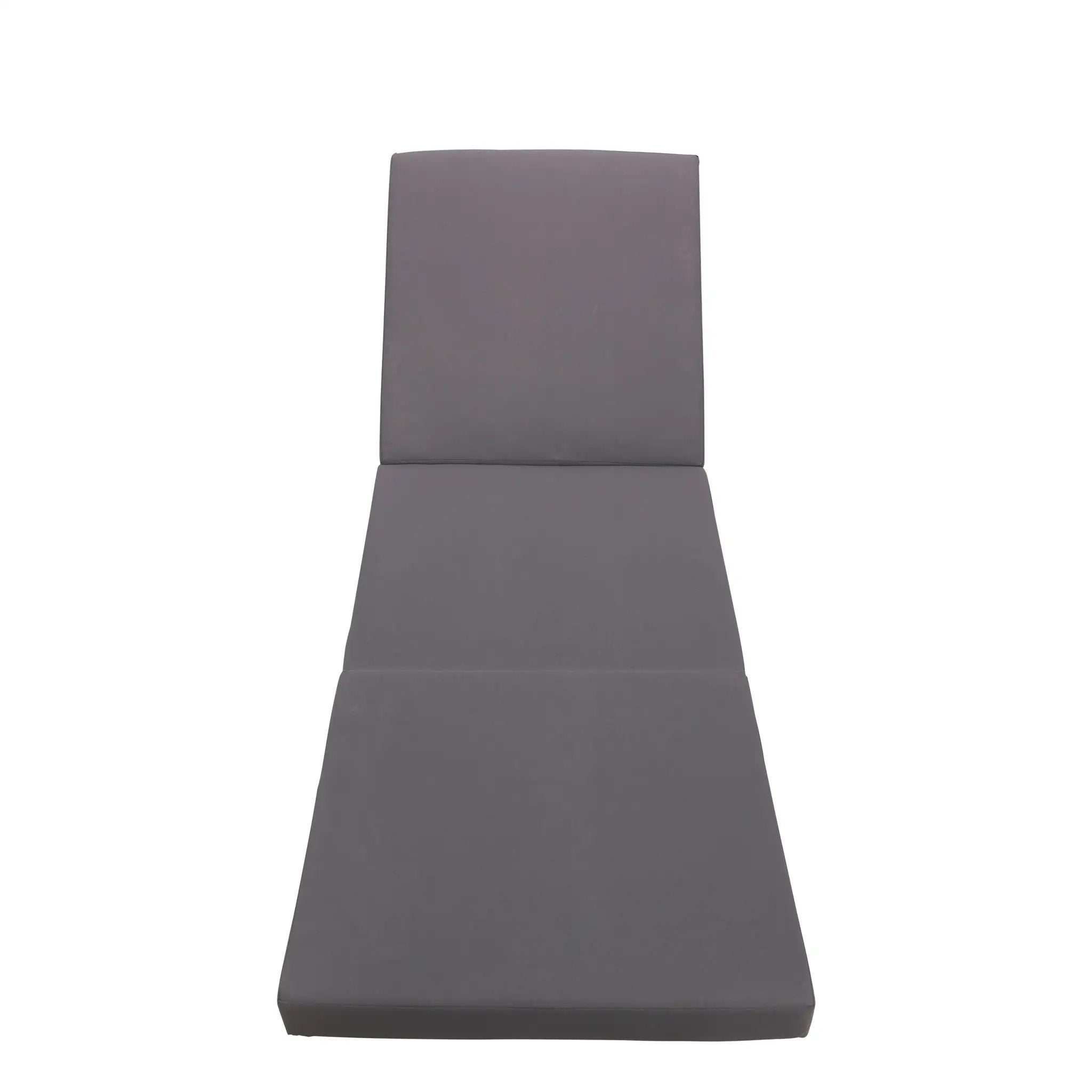 Gray Broadway Ian Chaise Lounge Cushion (Triple Folds) by HouseOfZazla