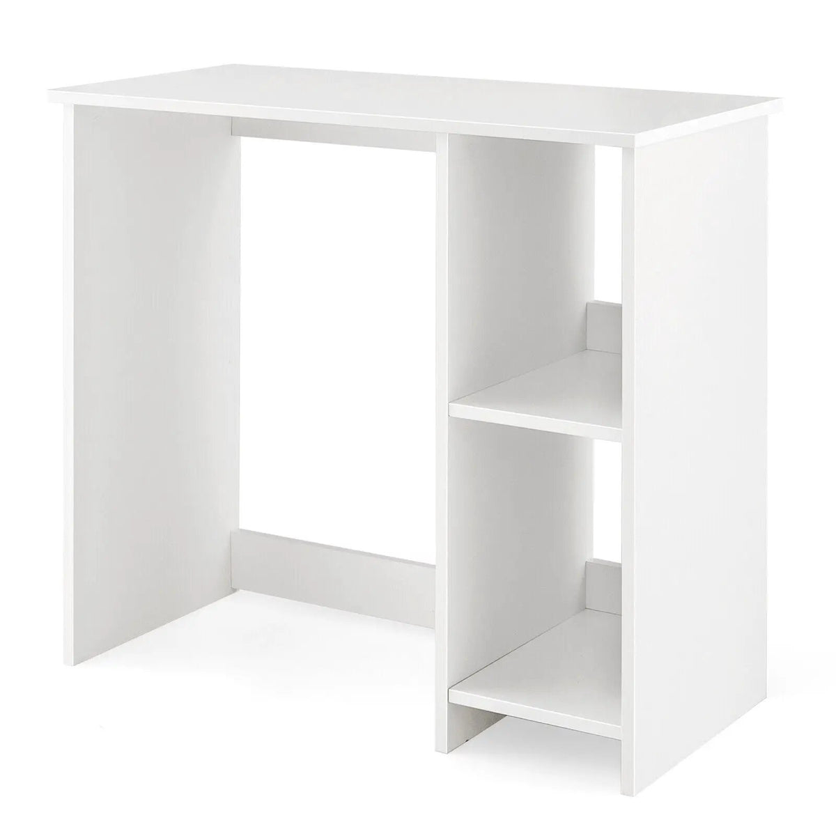 31.5 Inch Modern Home Office Desk with 2 Compartments, photo 4 of 9