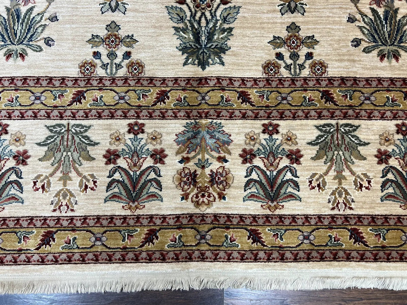 Karastan Rug 8.8 x 12, Ashara Amritsar #549, Oatmeal Color, Wool Pile Karastan Carpet, Discontinued Karastan Area Rug, Decorative by Jewel Rugs