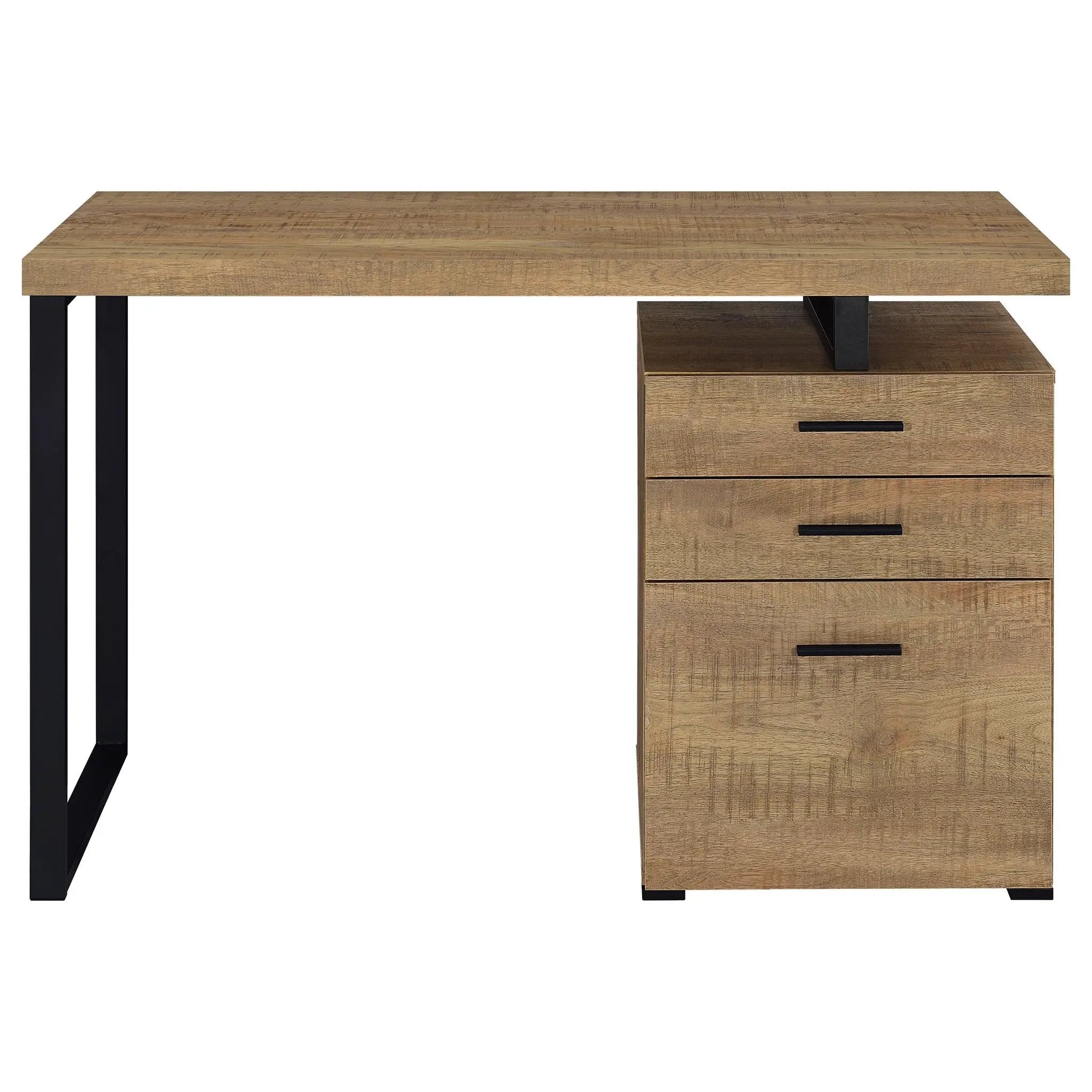 Brennan 47-inch 3-drawer Office Computer Desk Mango by Unique Piece Furniture