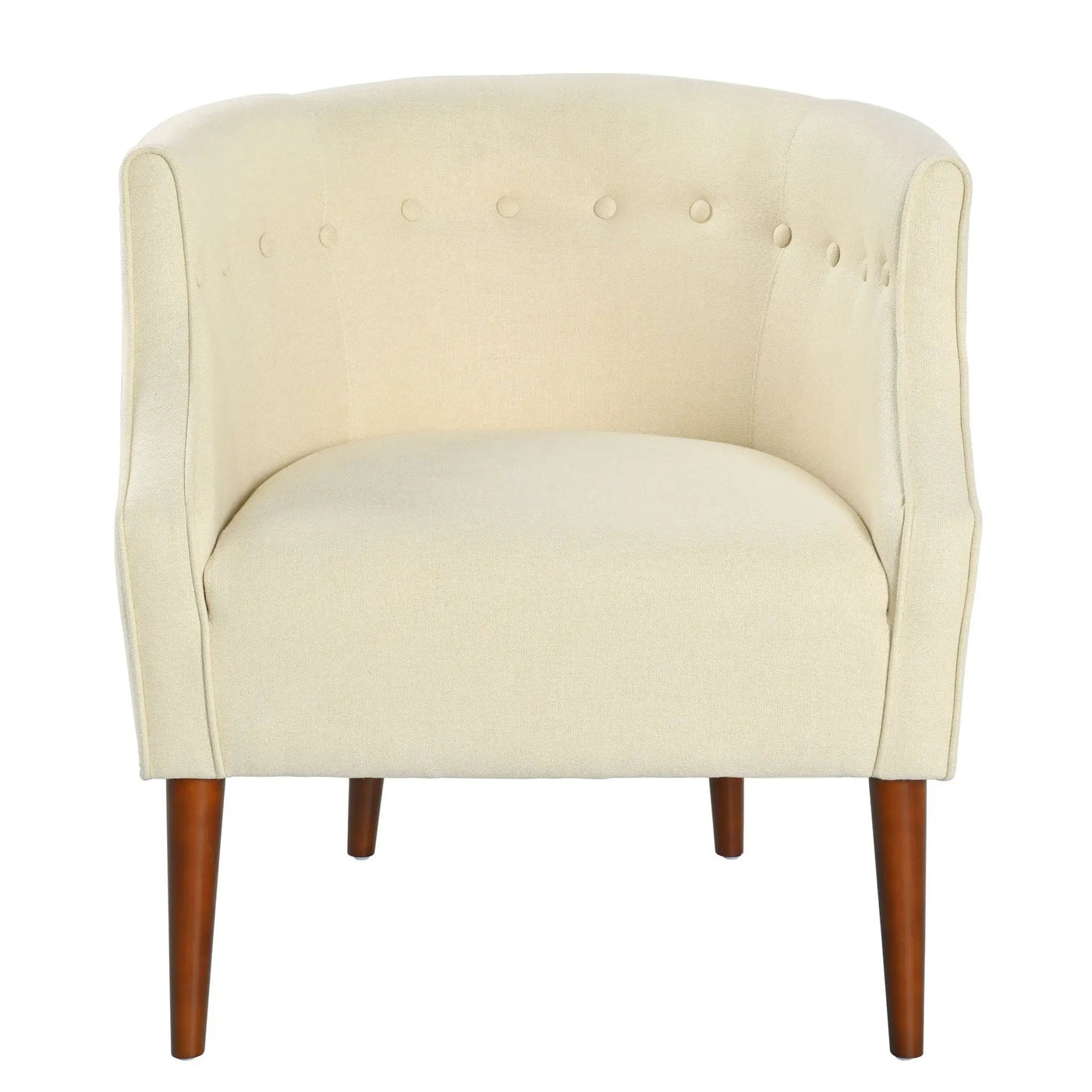 Contemporary Upholstered Club Chair With Button Tufting by HouseOfZazla