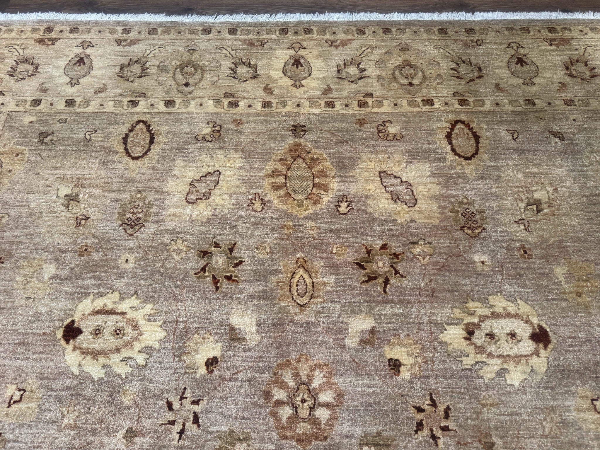 Pakistani Peshawar Rug 8x11, Indo Persian Mahal Carpet, Traditional Wool Oriental Rug by Jewel Rugs