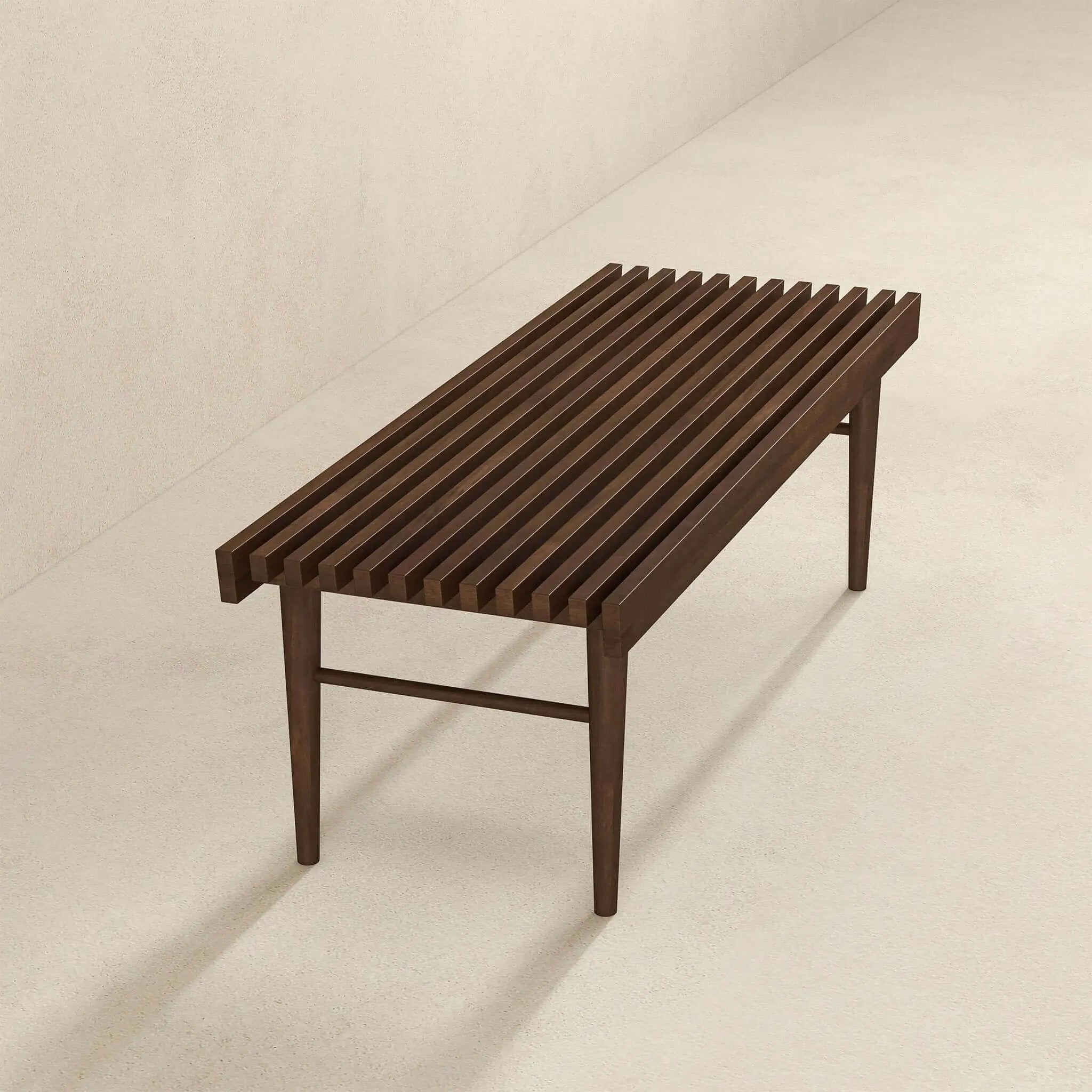 Mia - Bench - Dark Brown by HouseOfZazla