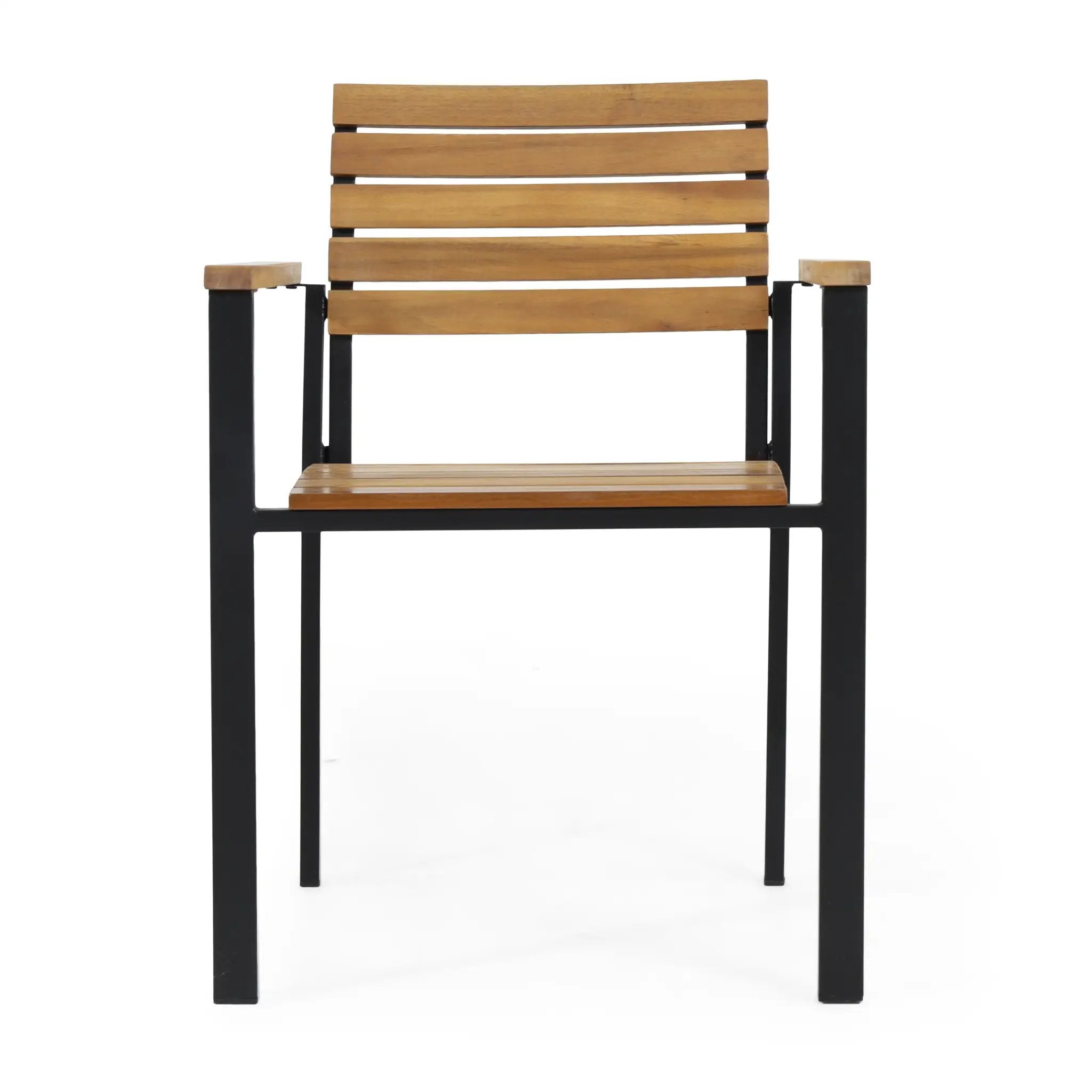 Laris Wood And Metal Chair by HouseOfZazla