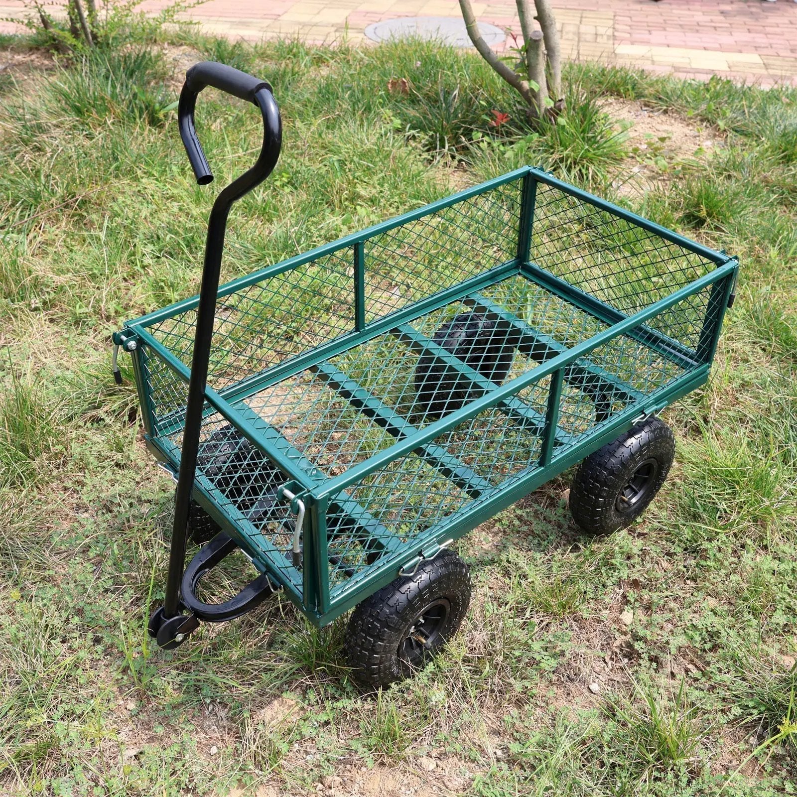 Wagon Cart Garden Cart Trucks in Green by HouseOfZazla