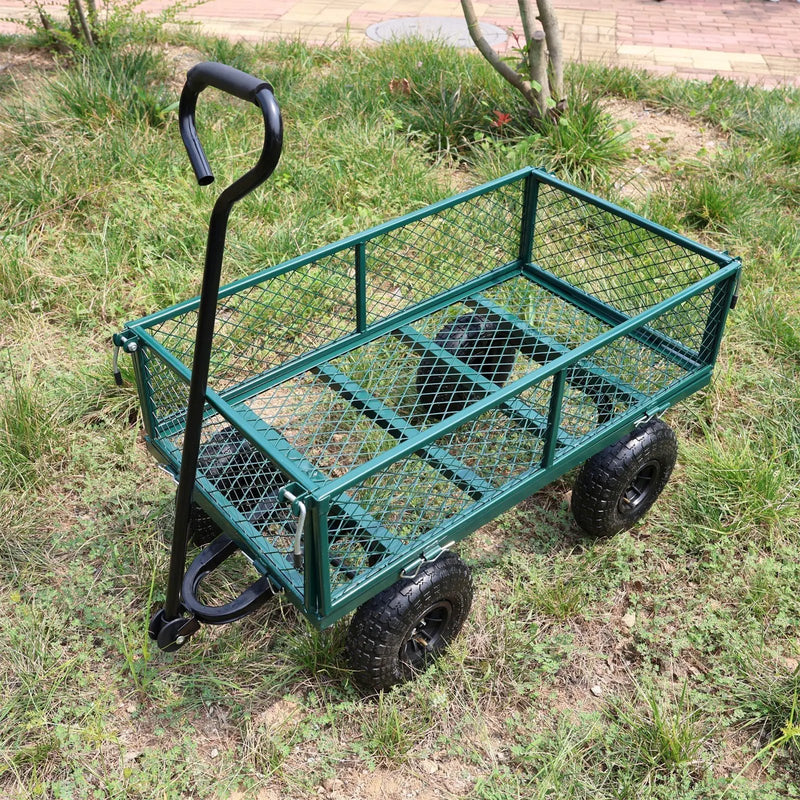 Wagon Cart Garden Cart Trucks in Green by HouseOfZazla