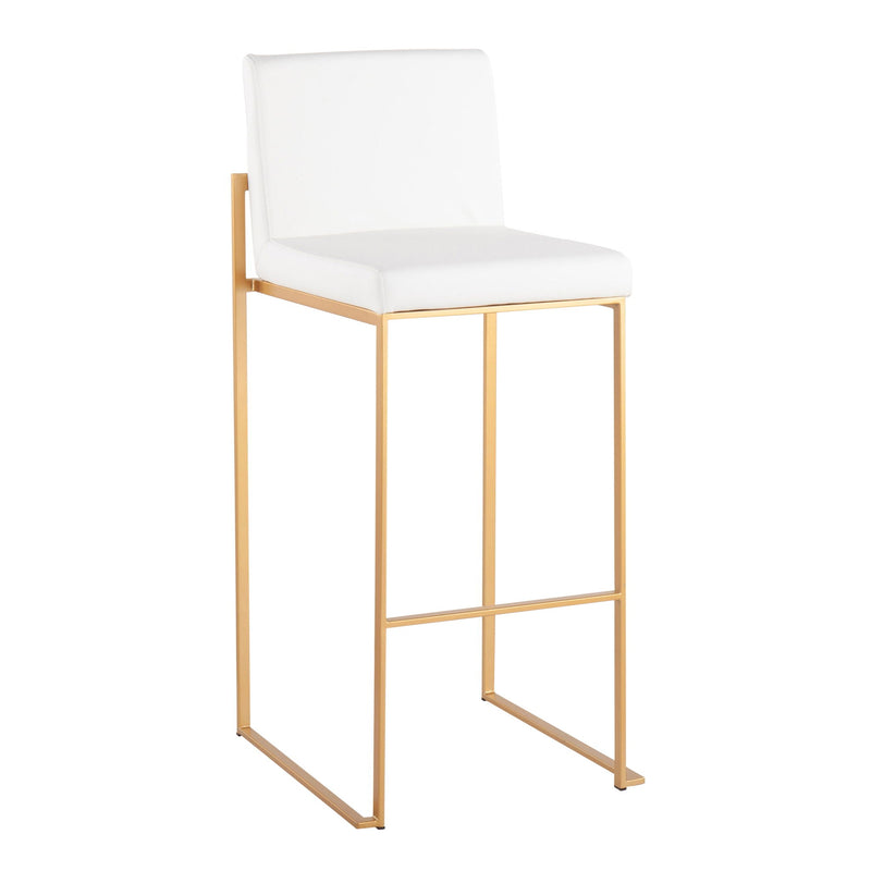 Fuji - Contemporary Design High Back Barstool by Unique Piece Furniture