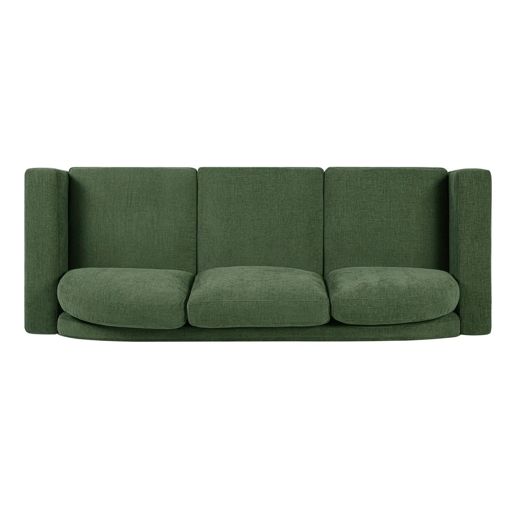 Modern 3 Seater Sofa With Curved Backrest by HouseOfZazla
