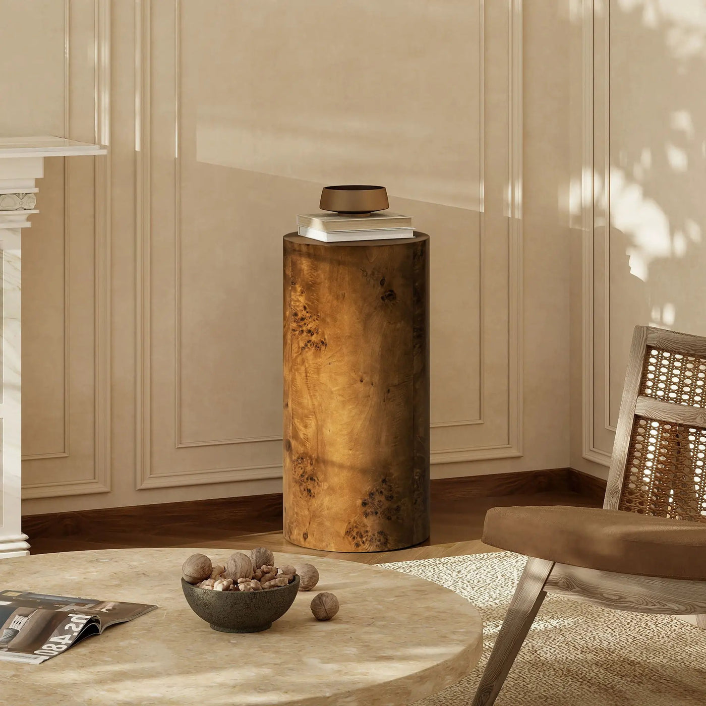 Nebula - Accent Pillar Side Table by Unique Piece Furniture
