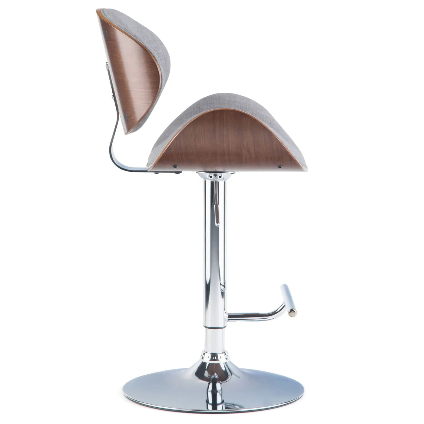 Marana - Multifunctional Handcrafted Bentwood Adjustable Swivel Bar Stool by HouseOfZazla