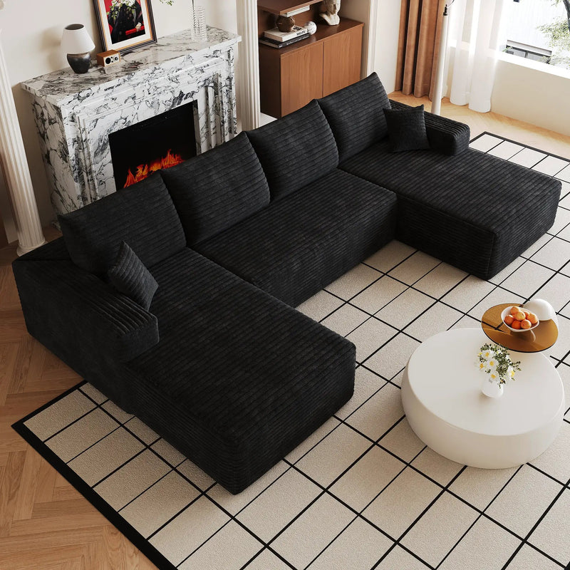134" Cloud Sectional Sofa by HouseOfZazla