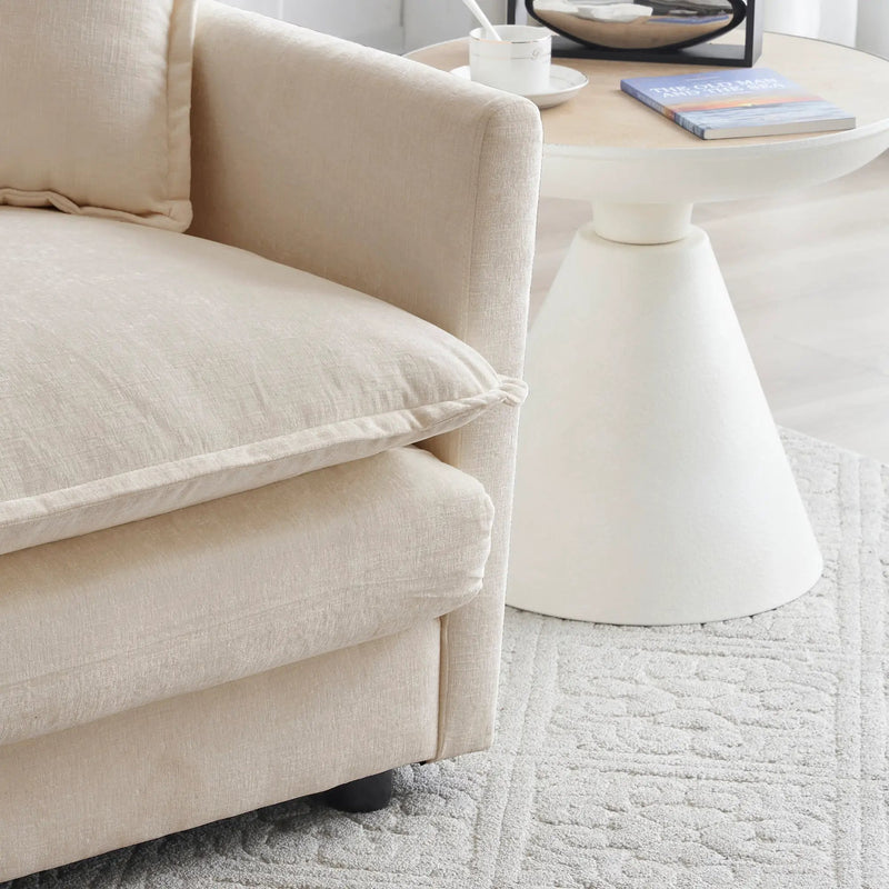 Free Combination Comfy Upholstery Modular Oversized L Shaped Sectional Sofa by HouseOfZazla