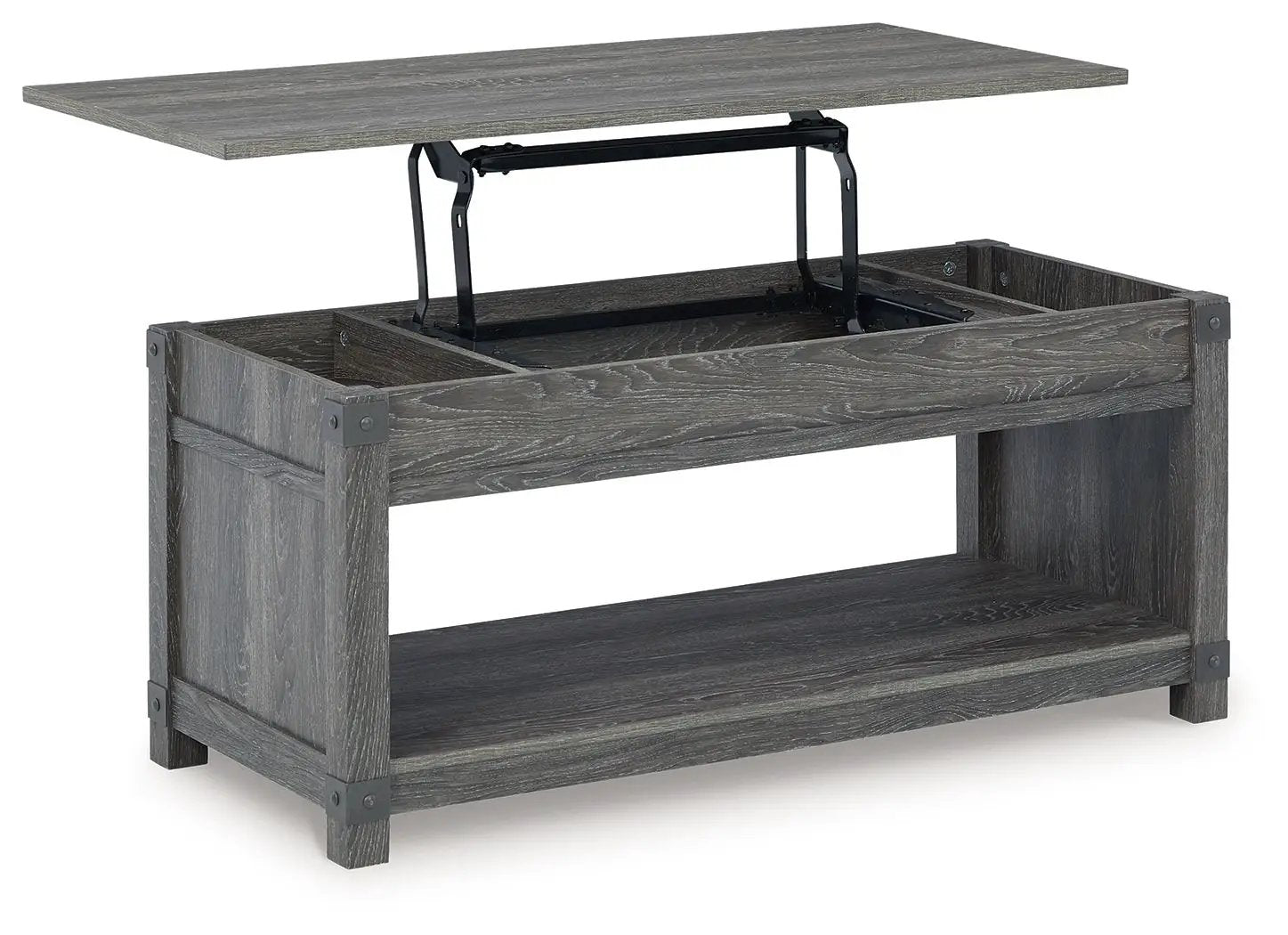 Freedan - Rect Lift Top Cocktail Table - Grayish Brown by Unique Piece Furniture