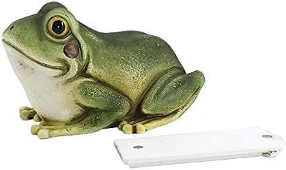 Hide a Key Frog Hand Painted Polyresin Outdoor Statue and Key Holder,Look and Feels Like a Real Frog for Yard,Garden,Patio by GreenHaven Gardens