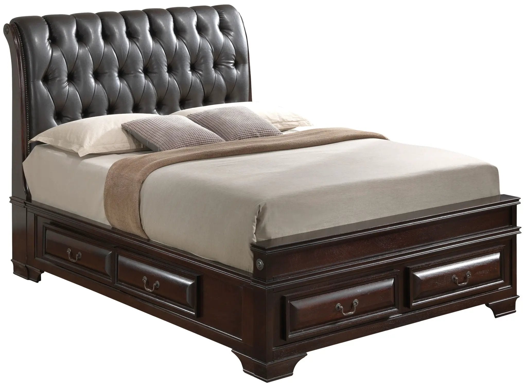 Storage Bed Elegant Transitional by Unique Piece Furniture