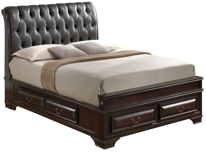 LaVita - Storage Bed Elegant Transitional by HouseOfZazla